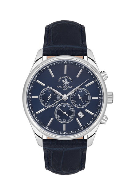 Santa Barbara Polo &amp; Racquet Club Blue Dial Quartz Men&