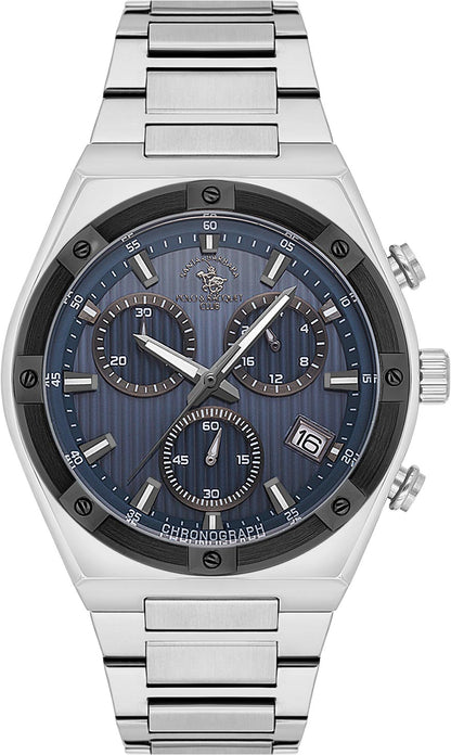 Santa Barbara Polo &amp; Racquet Club Quartz Blue Dial Analog Watch For Gents -SB.1.10583-5