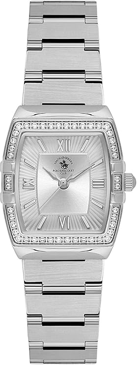 Santa Barbara Polo & Racquet Club Quartz Silver Dial Analog Watch For - Ladies SB.1.10584-1