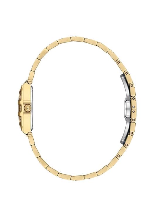 Santa Barbara Polo &amp; Racquet Club Quartz Gold Dial Watch For - Ladies SB.1.10584-2