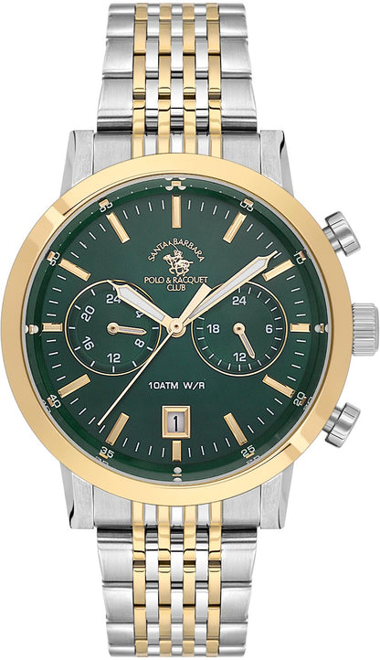 Santa Barbara Polo &amp; Racquet Club Quartz Green  Men SB.1.10585-4