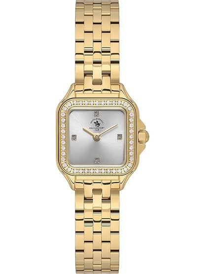Santa Barbara Polo &amp; Racquet Club Quartz Silver Dial Analog Watch For - Ladies SB.1.10597-2