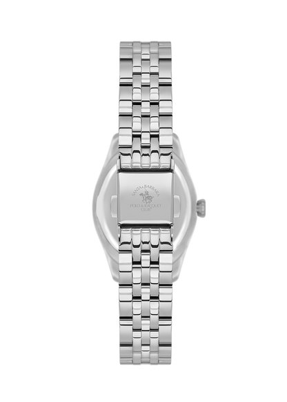 Santa Barbara Polo &amp; Racquet Club Quartz White Dial Watch For - Ladies SB.1.10620-1