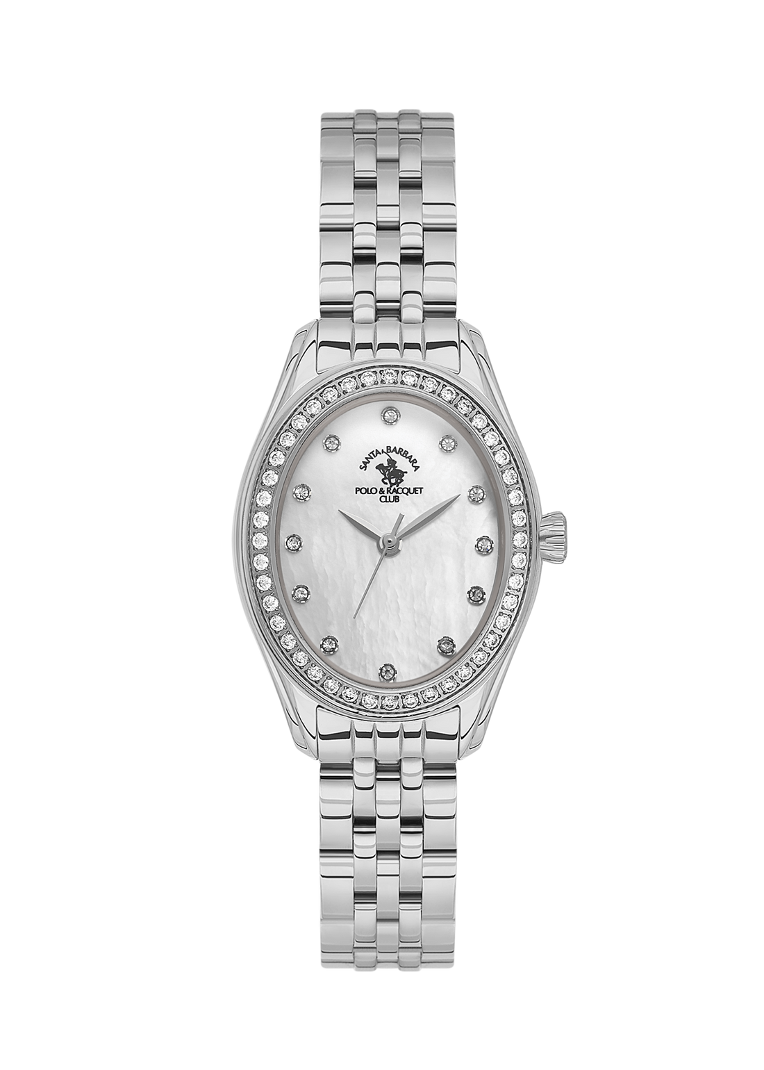 Santa Barbara Polo &amp; Racquet Club Quartz White Dial Watch For - Ladies SB.1.10620-1