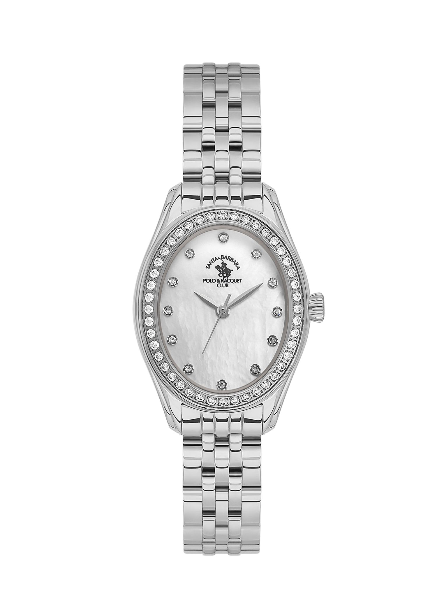 Santa Barbara Polo &amp; Racquet Club Quartz White Dial Watch For - Ladies SB.1.10620-1