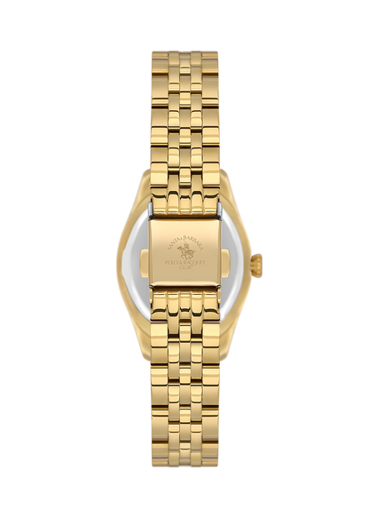 Santa Barbara Polo &amp; Racquet Club Quartz White Dial Watch For - Ladies SB.1.10620-2