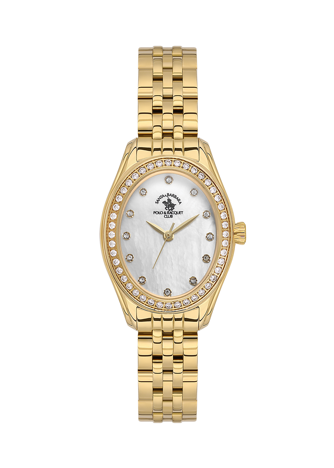 Santa Barbara Polo &amp; Racquet Club Quartz White Dial Watch For - Ladies SB.1.10620-2
