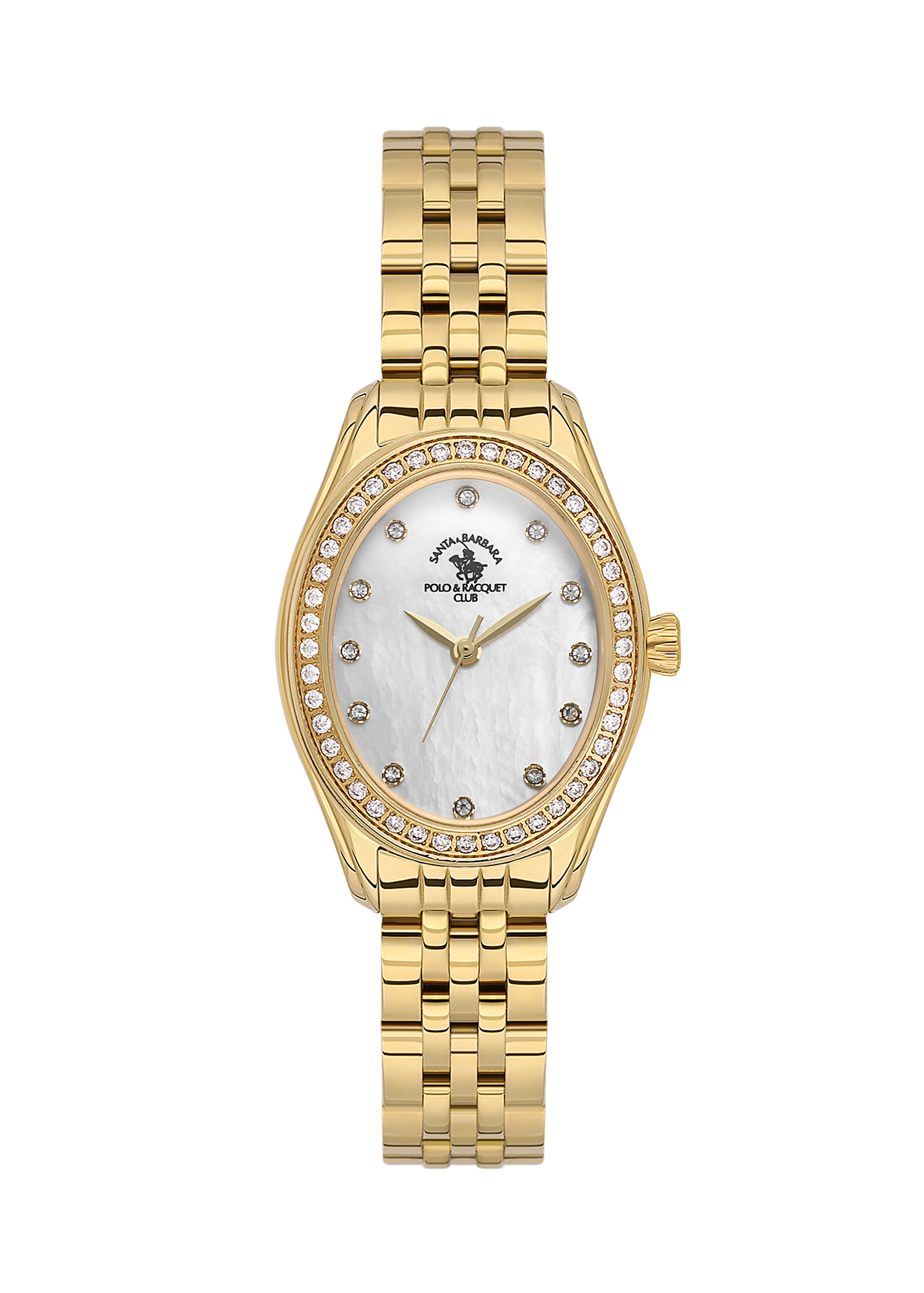 Santa Barbara Polo &amp; Racquet Club Quartz White Dial Watch For - Ladies SB.1.10620-2