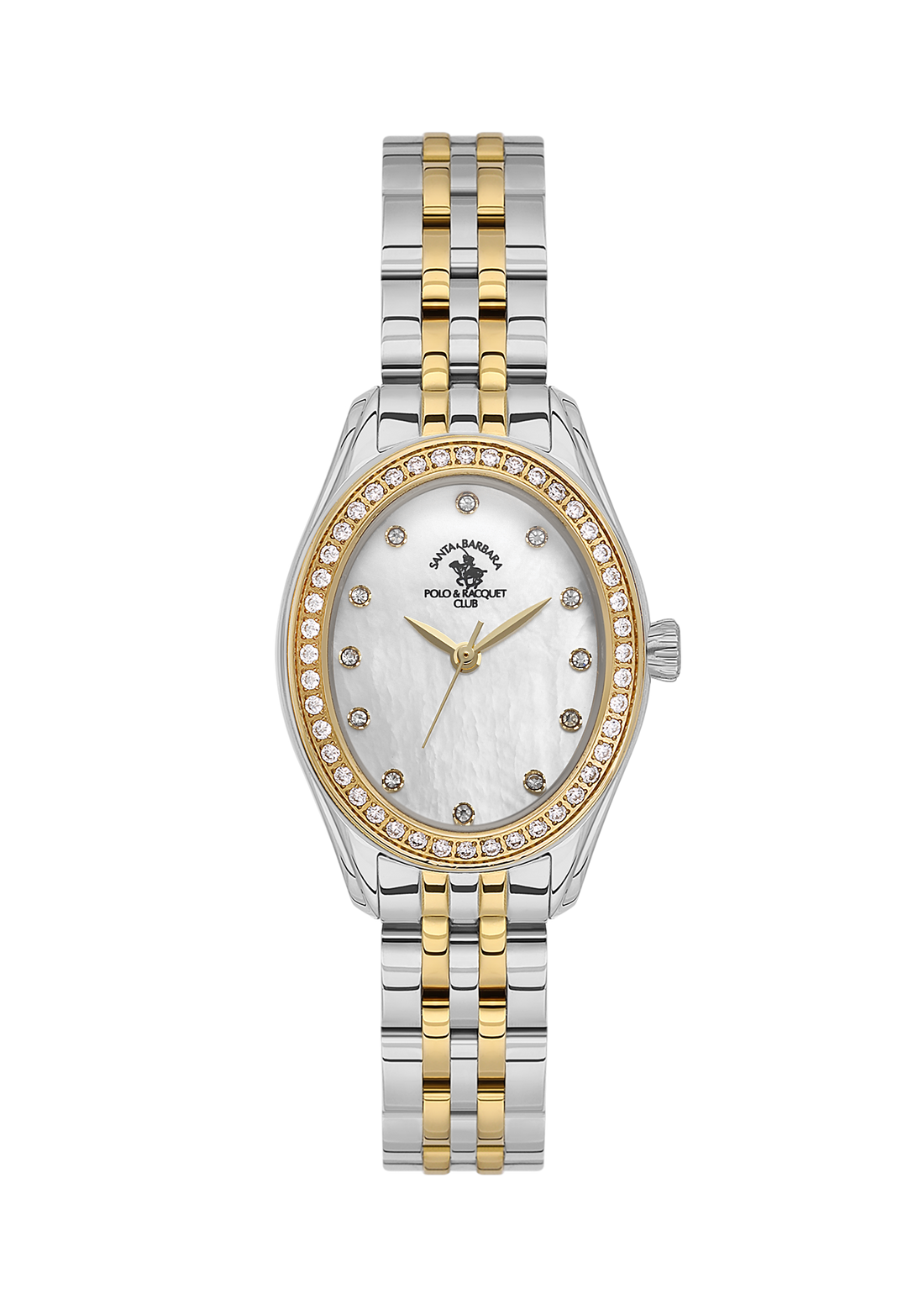 Santa Barbara Polo &amp; Racquet Club Quartz White Dial Watch For - Ladies SB.1.10620-4