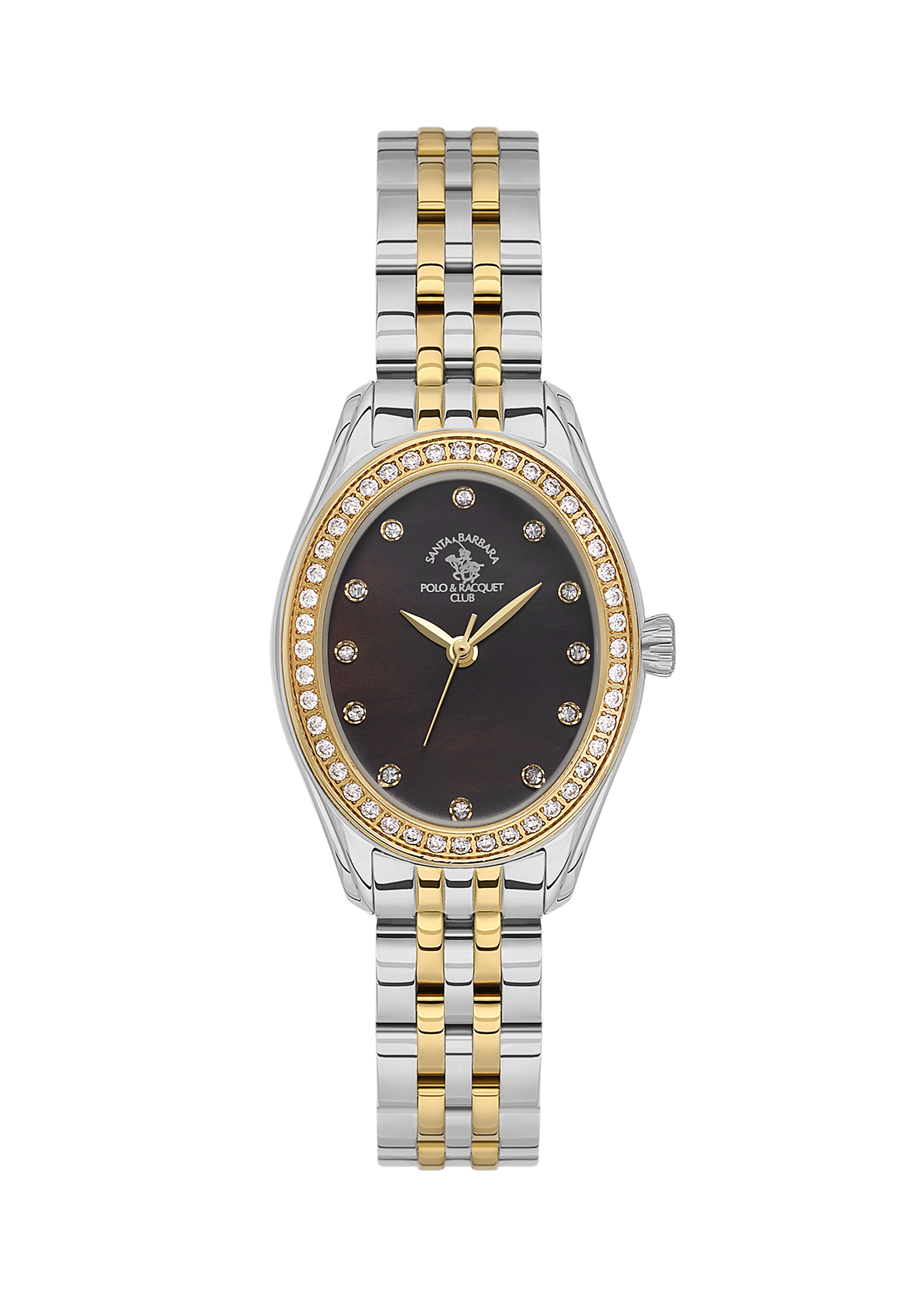 Santa Barbara Polo &amp; Racquet Club Quartz Brown Dial Watch For - Ladies SB.1.10620-5