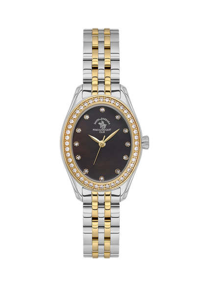 Santa Barbara Polo &amp; Racquet Club Quartz Brown Dial Watch For - Ladies SB.1.10620-5