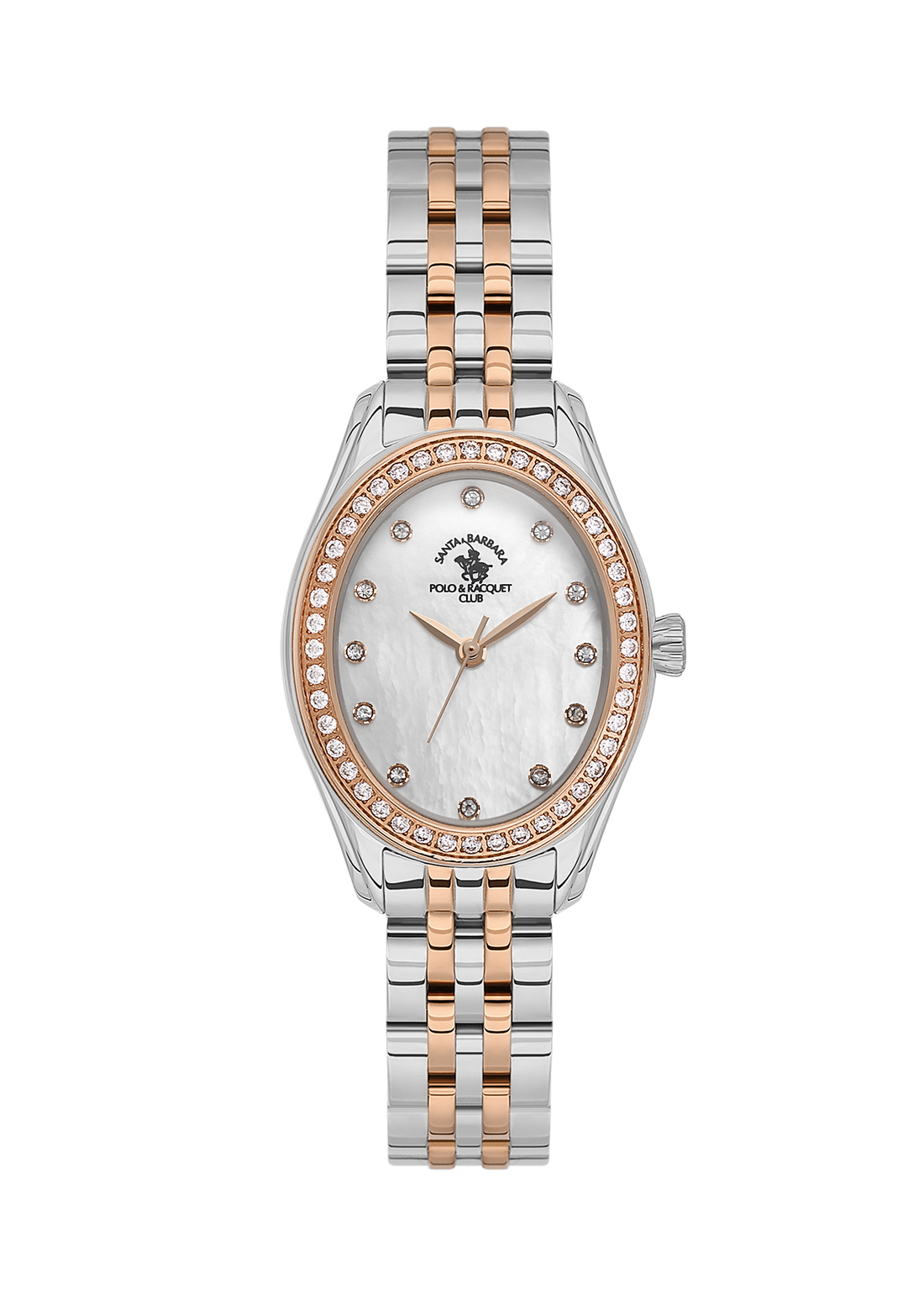Santa Barbara Polo &amp; Racquet Club Quartz White Dial Watch For - Ladies SB.1.10620-6