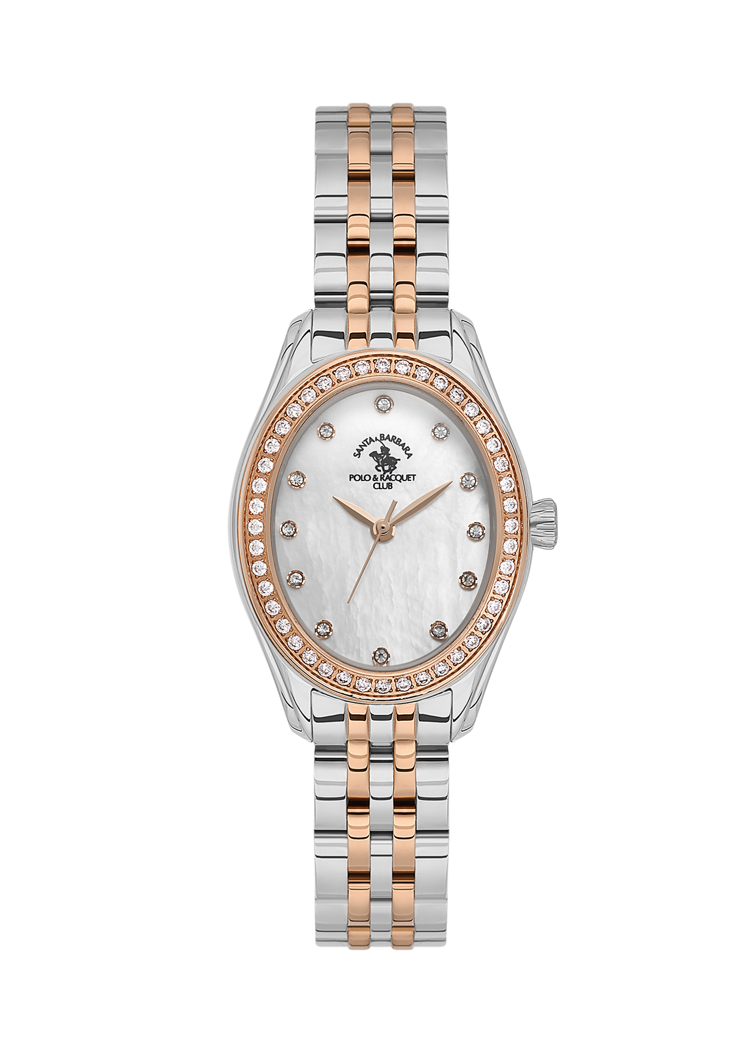 Santa Barbara Polo &amp; Racquet Club Quartz White Dial Watch For - Ladies SB.1.10620-6