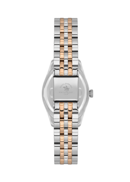 Santa Barbara Polo &amp; Racquet Club Quartz White Dial Watch For - Ladies SB.1.10620-6
