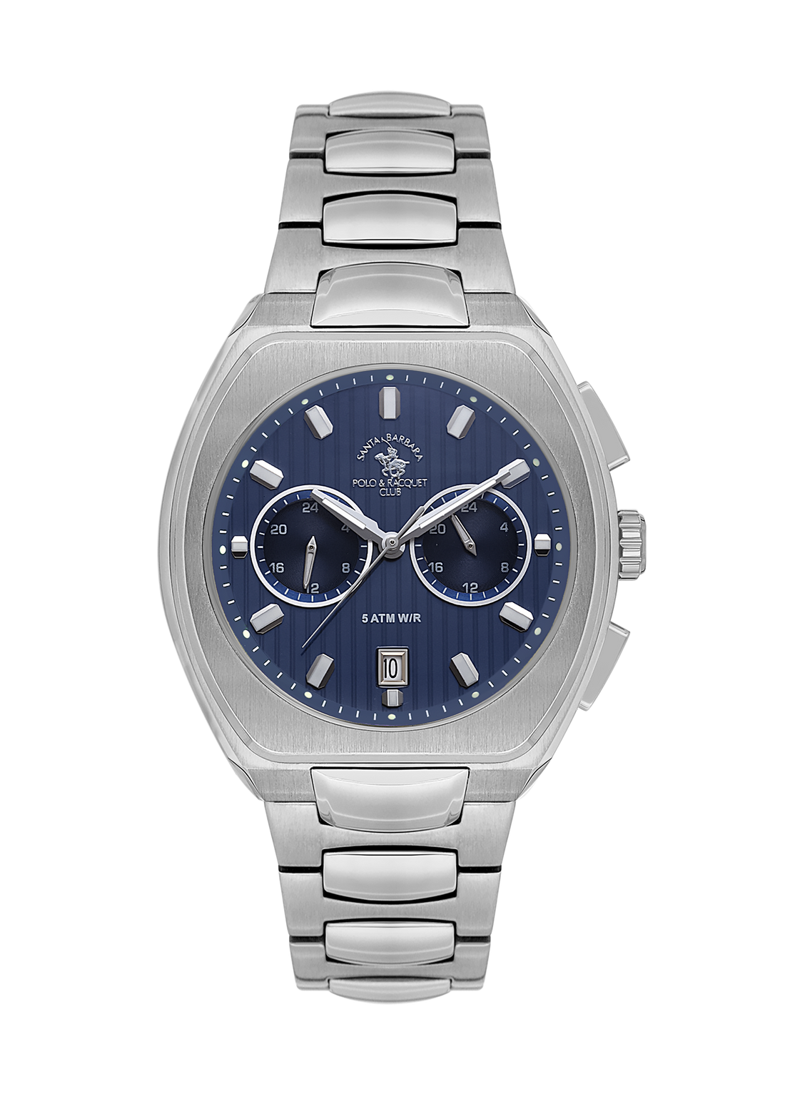 Santa Barbara Polo &amp; Racquet Club Quartz Bue Dial Watch For - Gents SB.1.10622-3