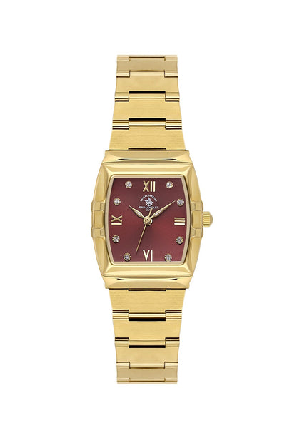 Santa Barbara  Quartz Red Dial Analog Watch For - Ladies SB.1.10624-3