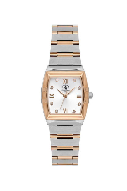 Santa Barbara  Quartz Silver Dial Analog Watch For - Ladies SB.1.10624-6
