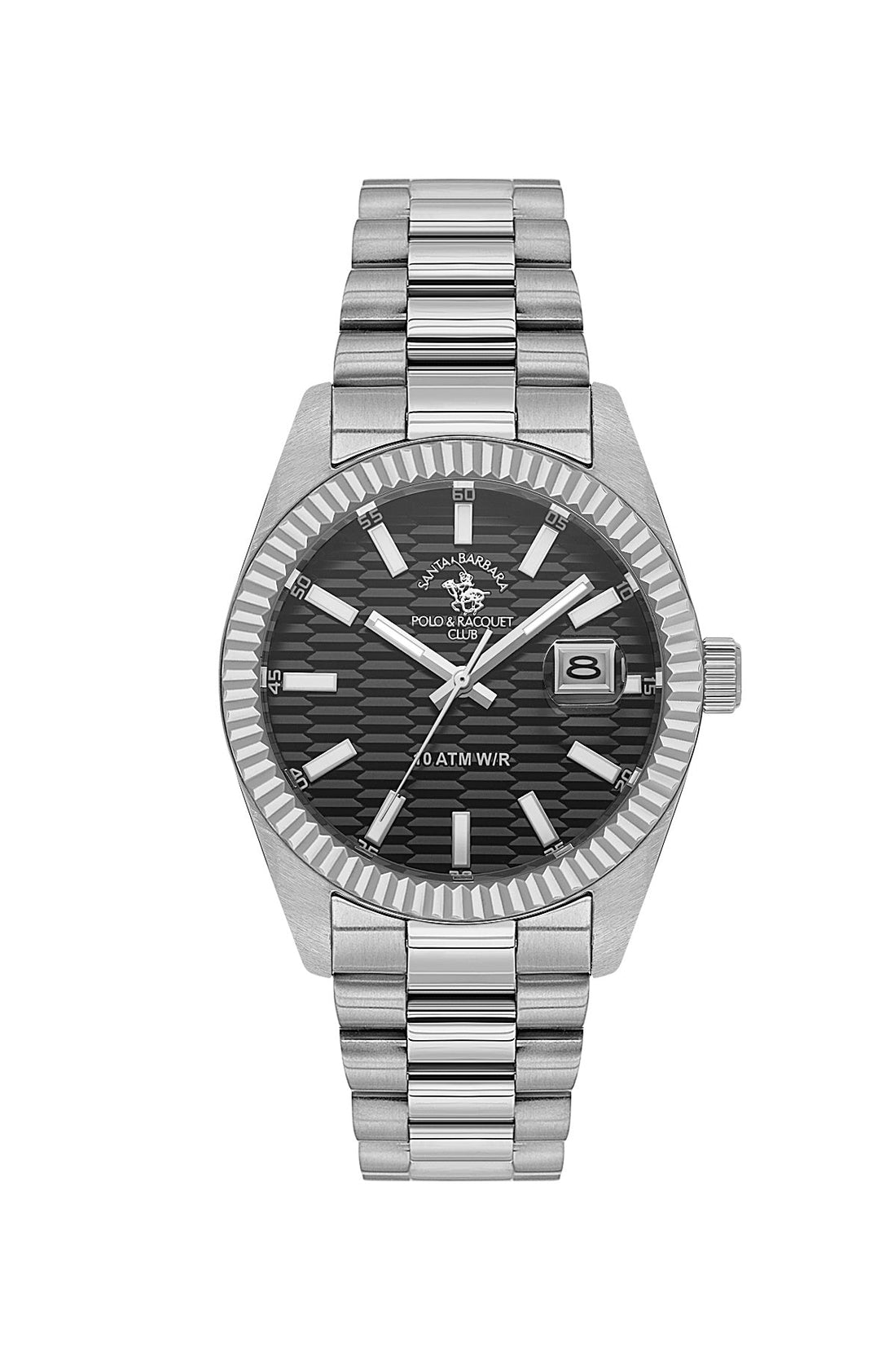 Santa Barbara  Quartz Black Dial Analog Watch For - Gents SB.1.10626-2