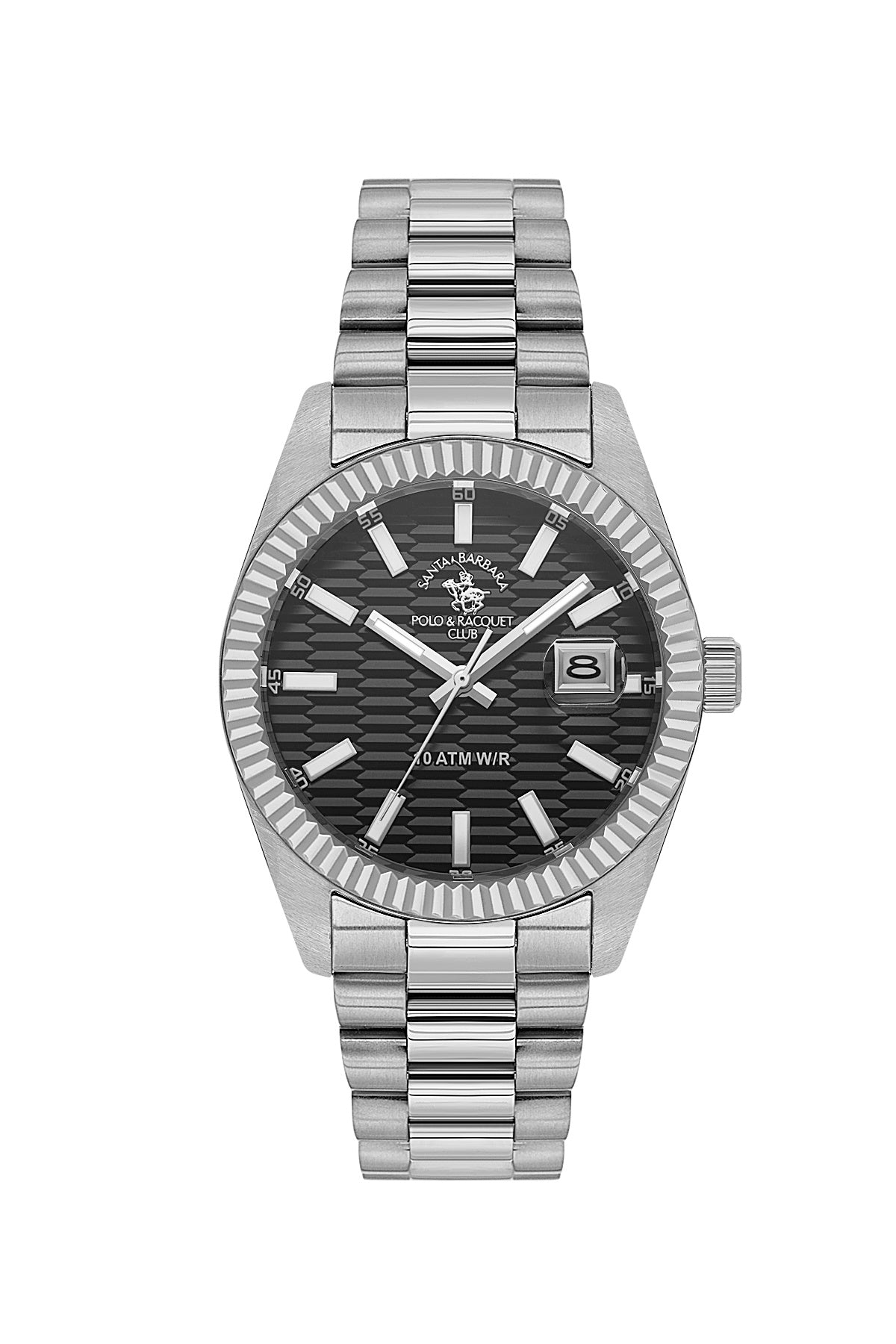 Santa Barbara  Quartz Black Dial Analog Watch For - Gents SB.1.10626-2