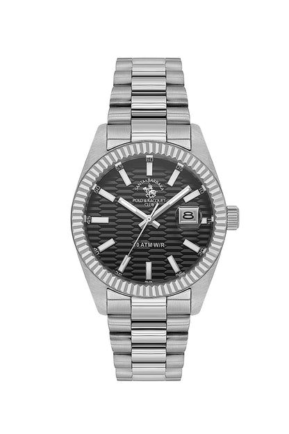 Santa Barbara  Quartz Black Dial Analog Watch For - Gents SB.1.10626-2