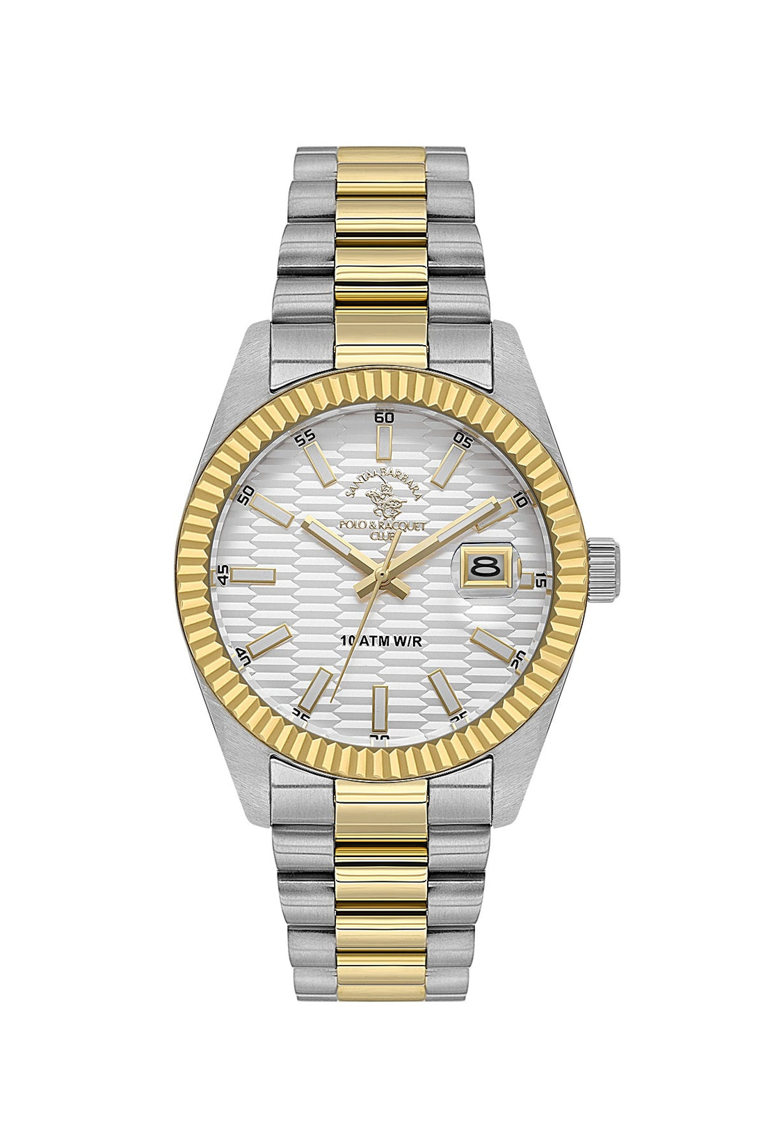 Santa Barbara  Quartz Silver Dial Analog Watch For - Gents SB.1.10626-5