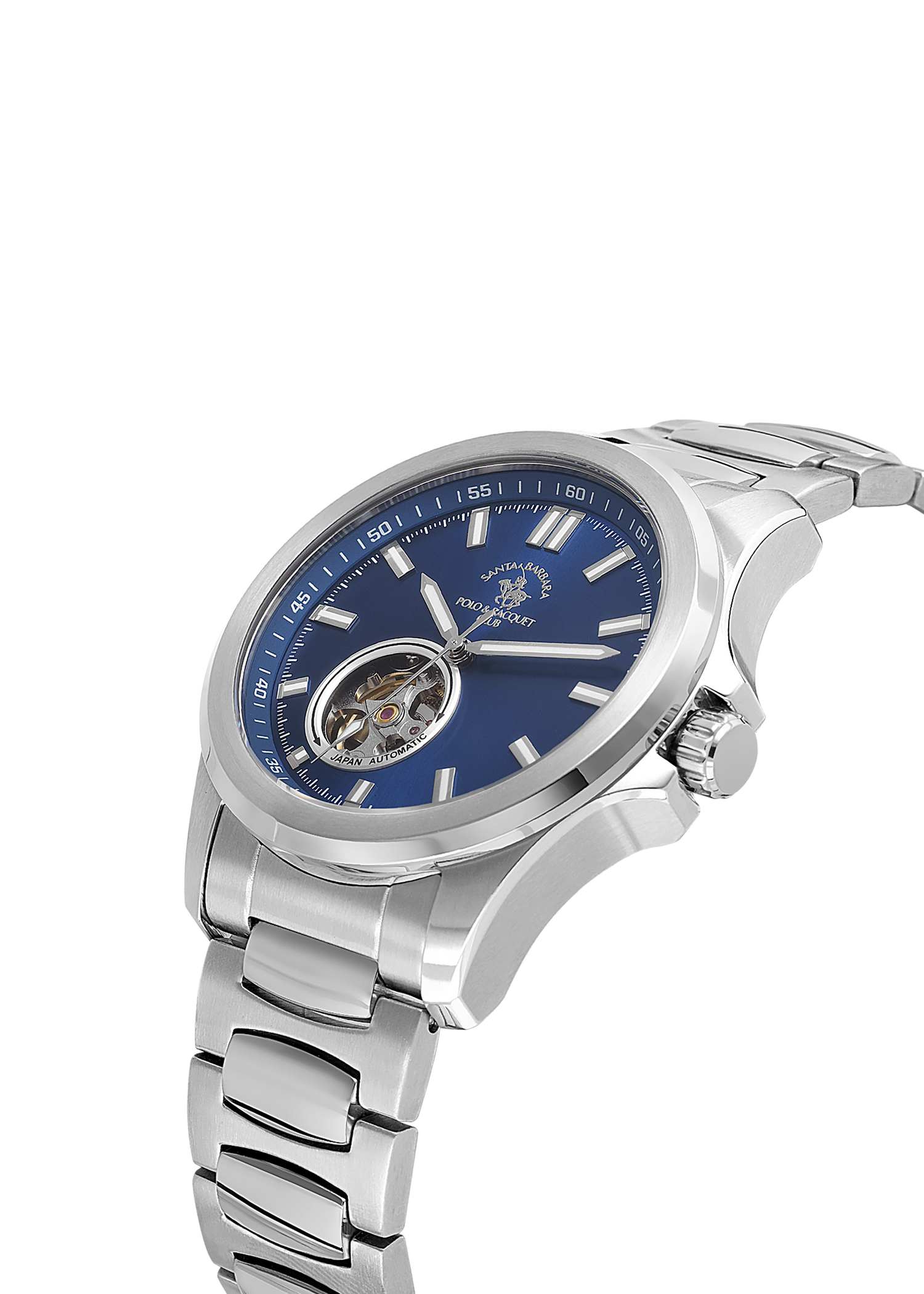 Santa Barbara Polo &amp; Racquet Club Quartz Blue Dial Watch For - Gents SB.1.10629-3