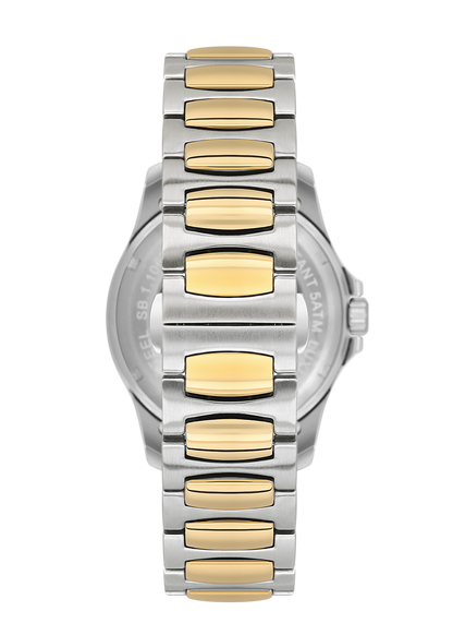 Santa Barbara Polo &amp; Racquet Club Quartz Silver Dial Watch For - Gents SB.1.10629-5
