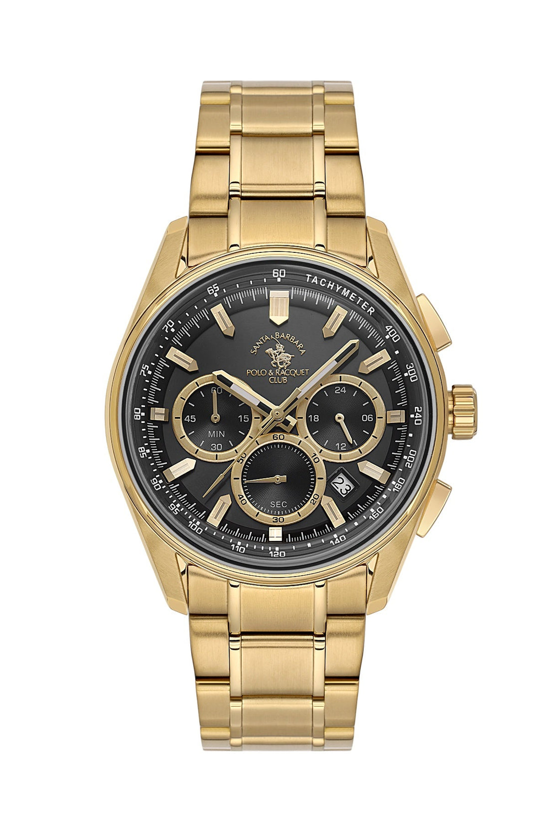 Santa Barbara  Quartz Black Dial Analog Watch For - Gents SB.1.10634-5