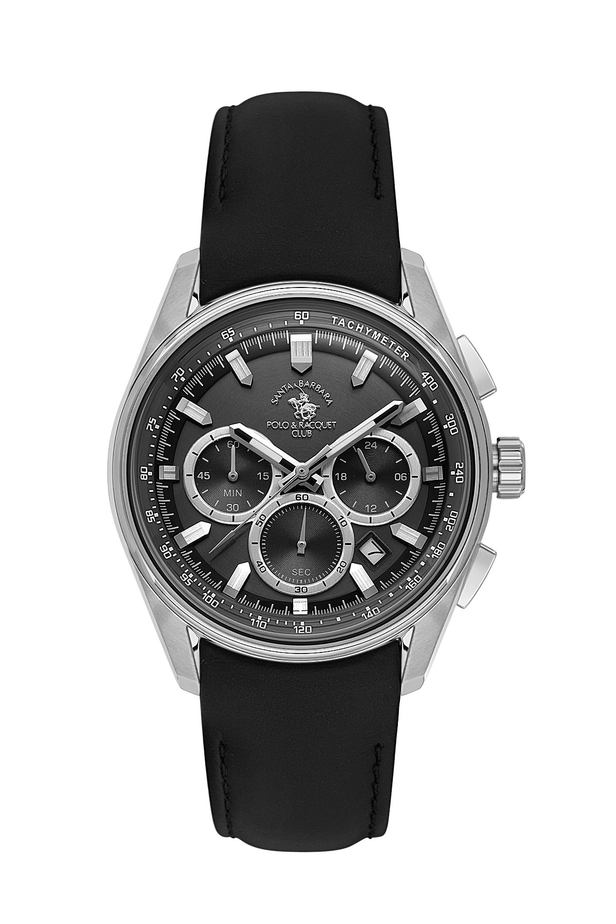 Santa Barbara  Quartz Black Dial Analog Watch For - Gents SB.1.10635-2