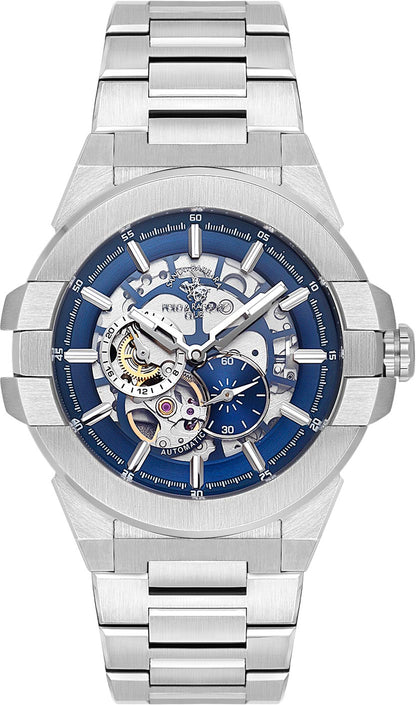 Santa Barbara Polo &amp; Racquet Club  Quartz Blue Dial Watch - For Gents SB.1.10636-3