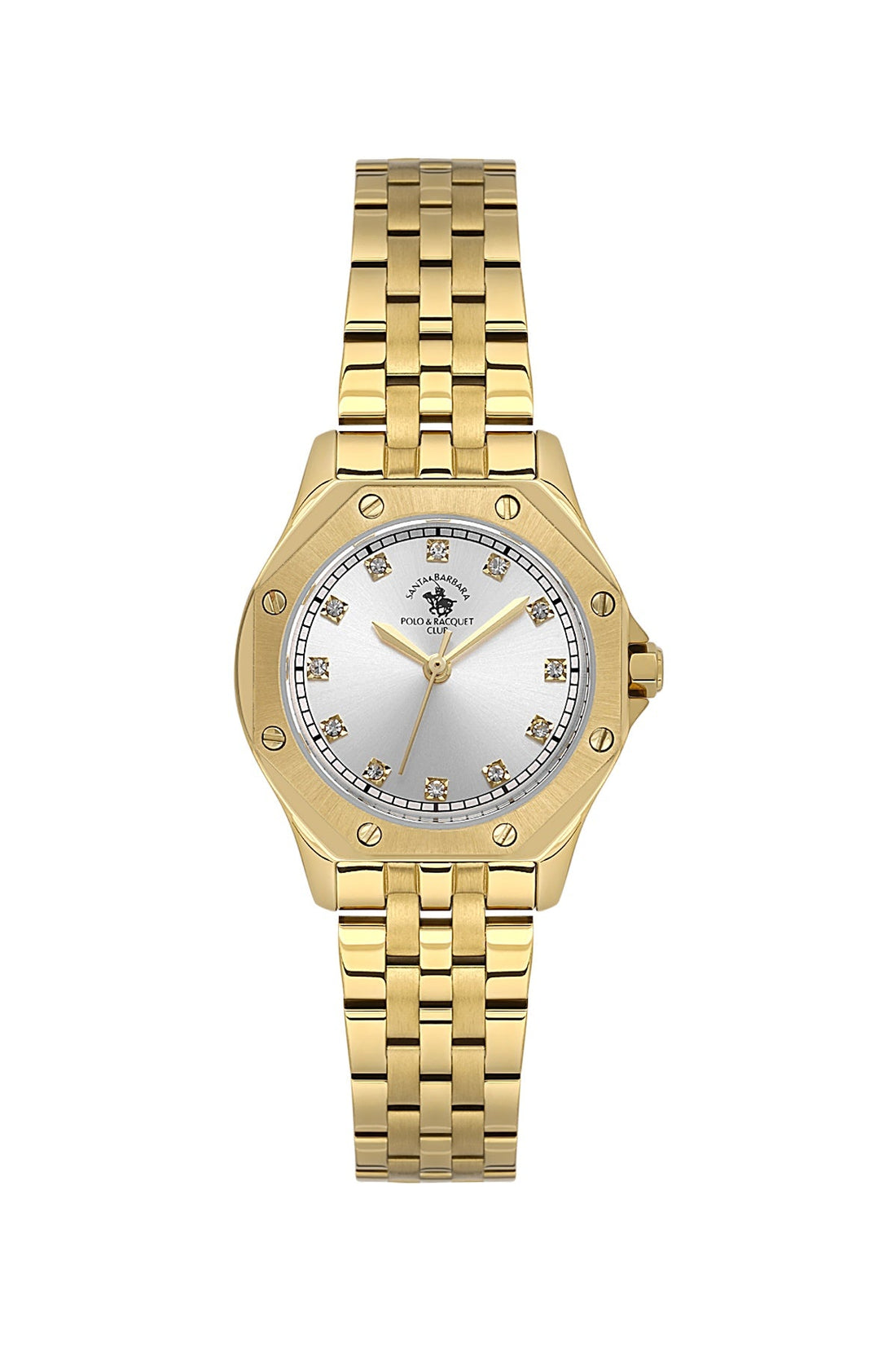 Santa Barbara  Quartz Silver Dial Analog Watch For - Ladies SB.1.10637-2