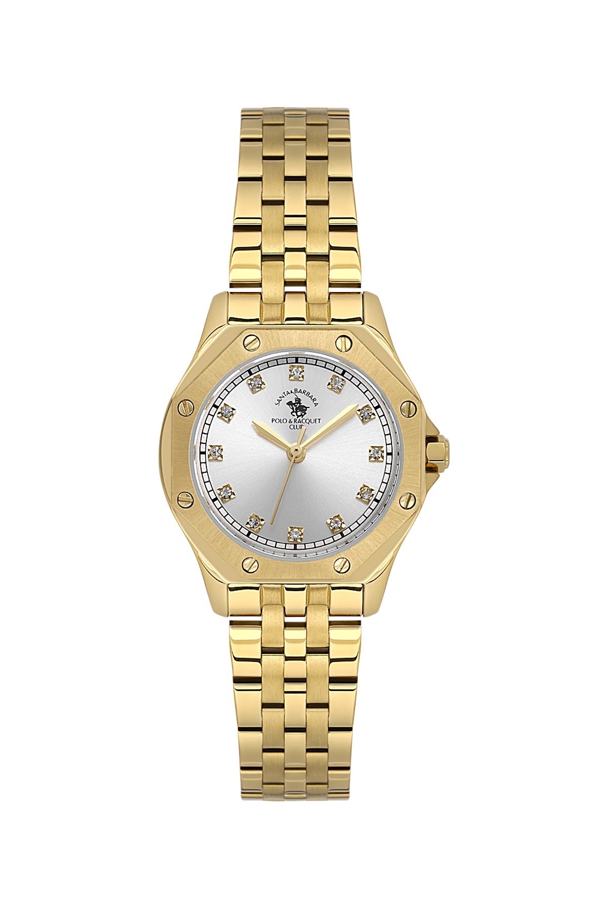 Santa Barbara  Quartz Silver Dial Analog Watch For - Ladies SB.1.10637-2