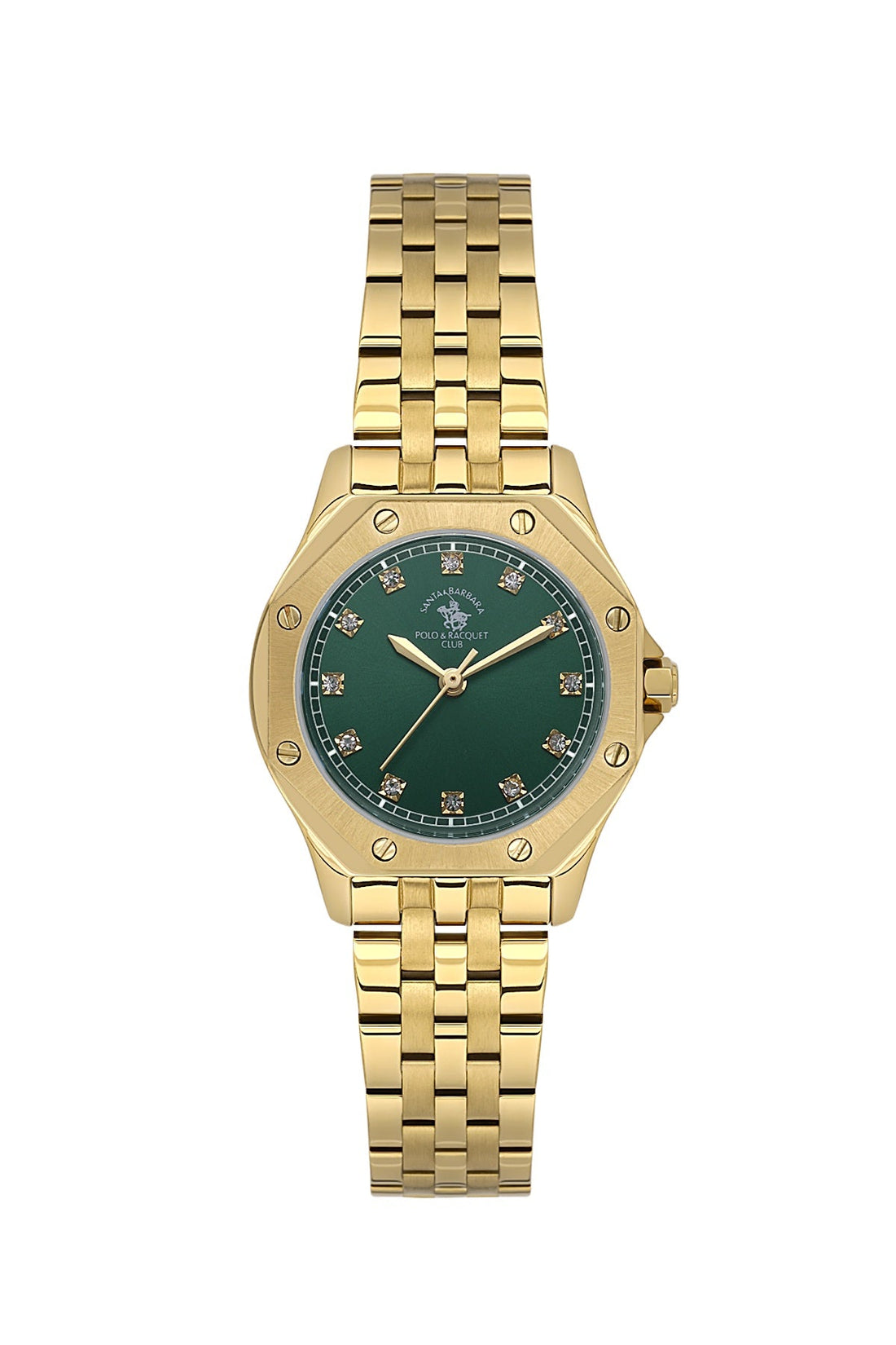 Santa Barbara  Quartz Green Dial Analog Watch For - Ladies SB.1.10637-3