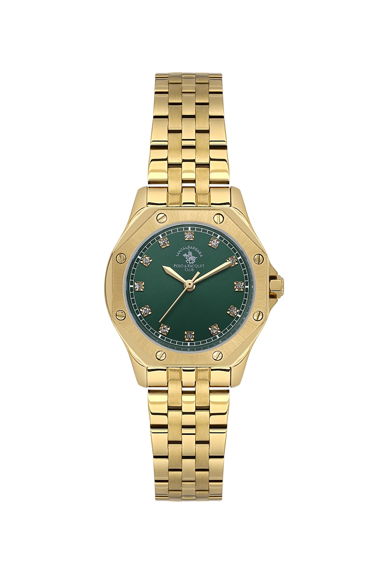 Santa Barbara  Quartz Green Dial Analog Watch For - Ladies SB.1.10637-3