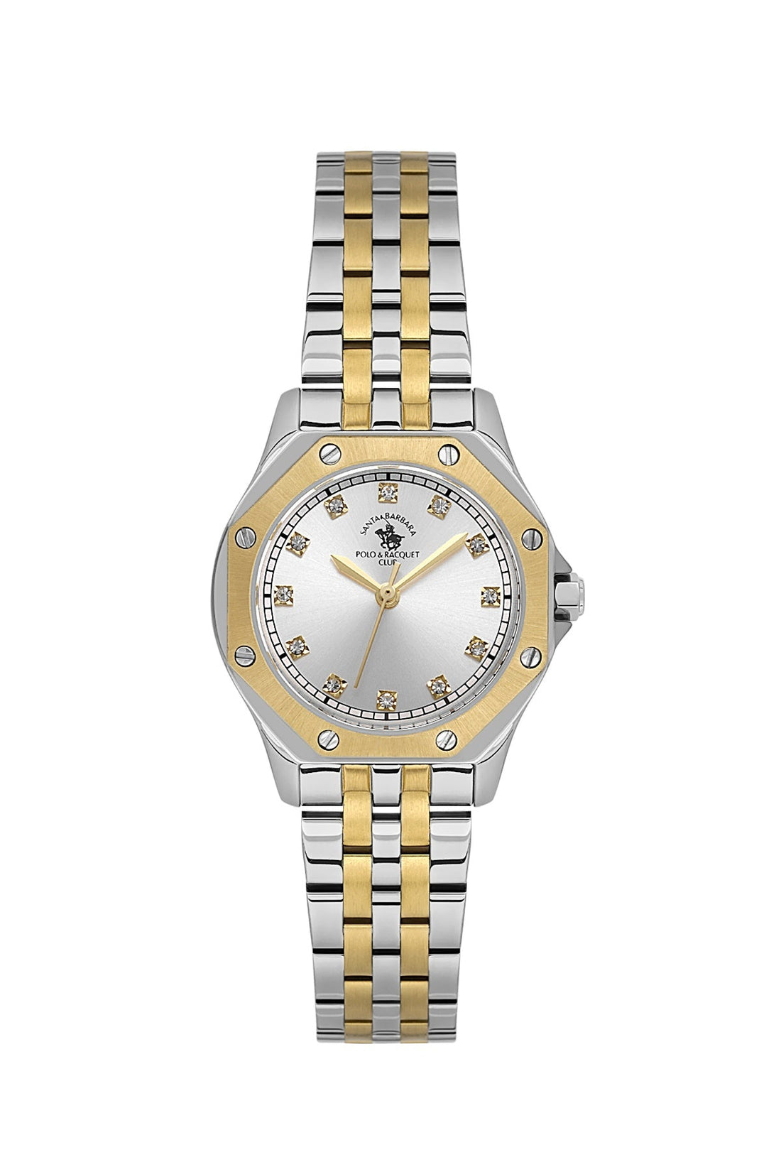 Santa Barbara  Quartz Silver Dial Analog Watch For - Ladies SB.1.10637-4