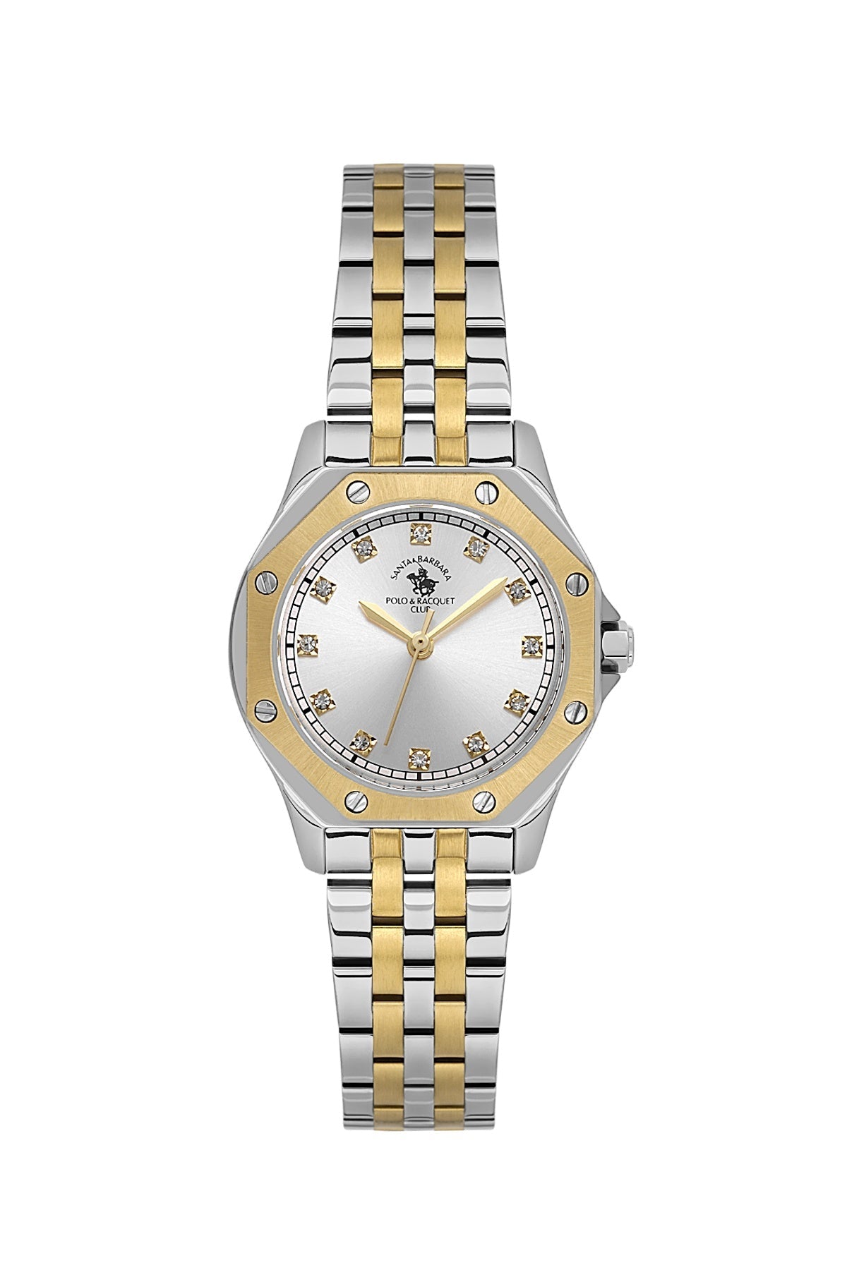 Santa Barbara  Quartz Silver Dial Analog Watch For - Ladies SB.1.10637-4