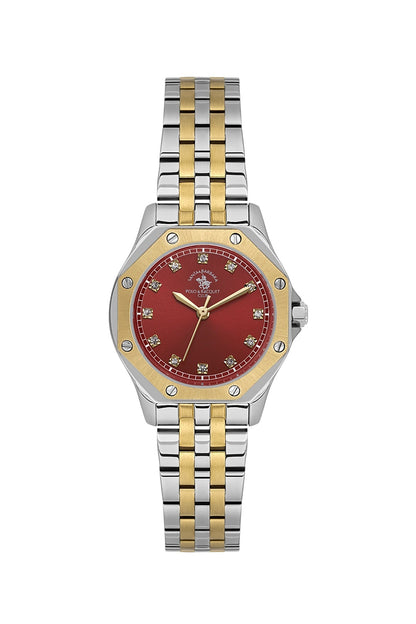 Santa Barbara  Quartz Red Dial Analog Watch For - Ladies SB.1.10637-5