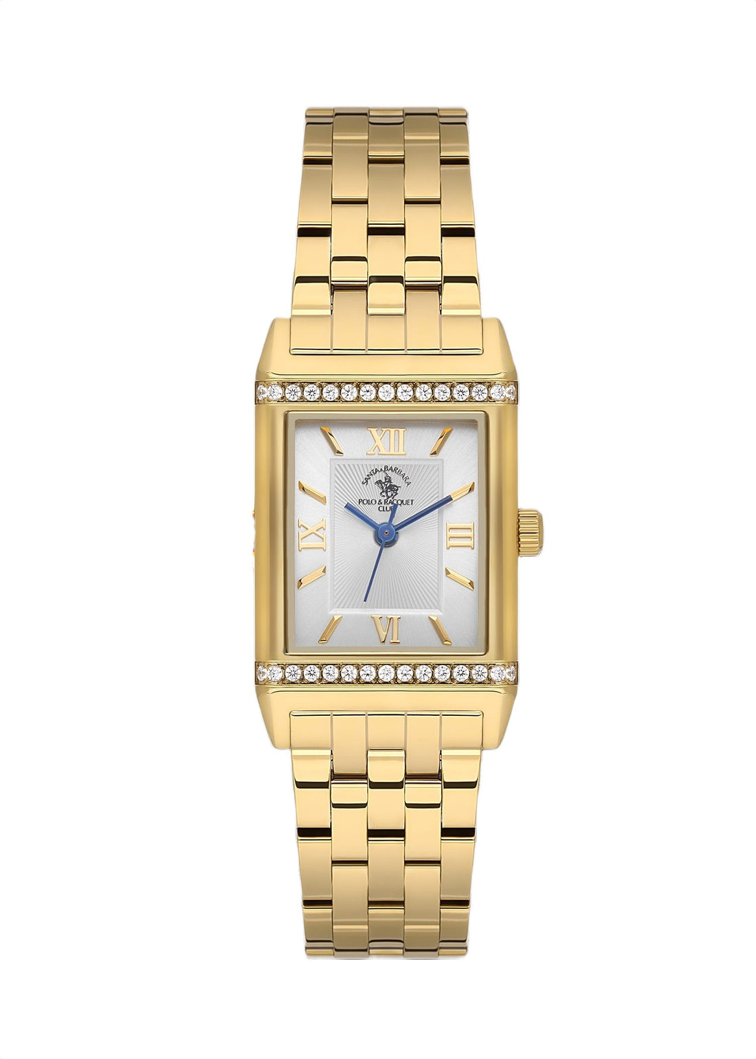 Santa Barbara Polo &amp; Racquet Club  Quartz Silver Dial Watch For -  Ladies SB.1.10655-2