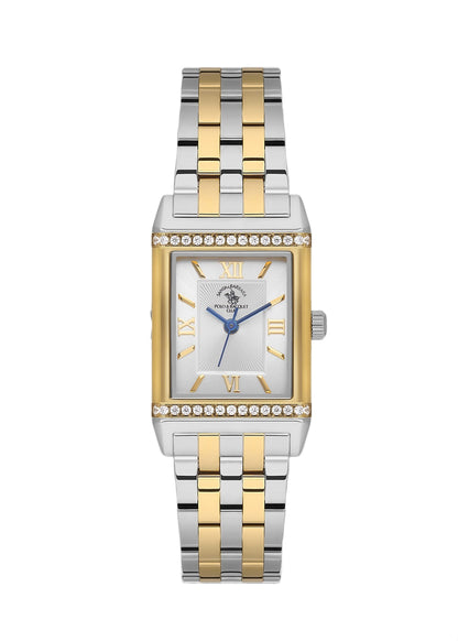 Santa Barbara Polo &amp; Racquet Club  Quartz Silver Dial Watch For -  Ladies SB.1.10655-4