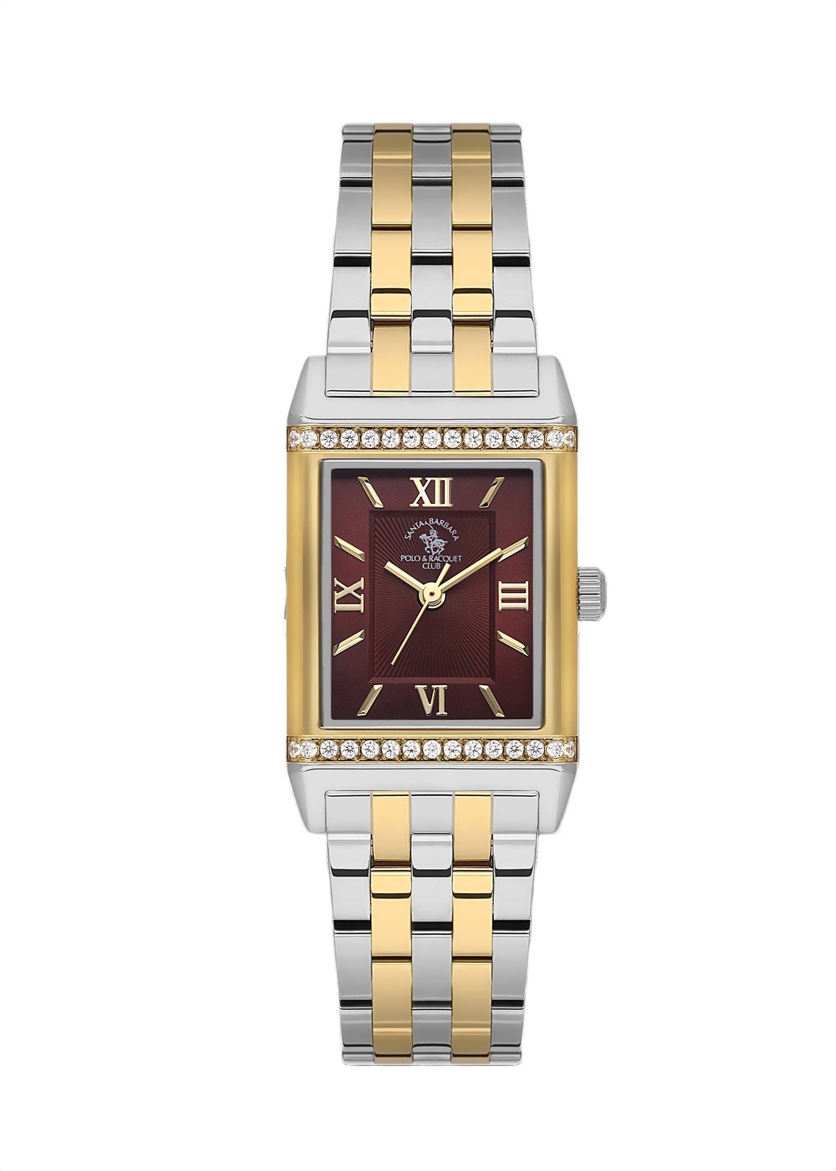 Santa Barbara Polo & Racquet Club  Quartz Red Dial Watch For -  Ladies SB.1.10655-5