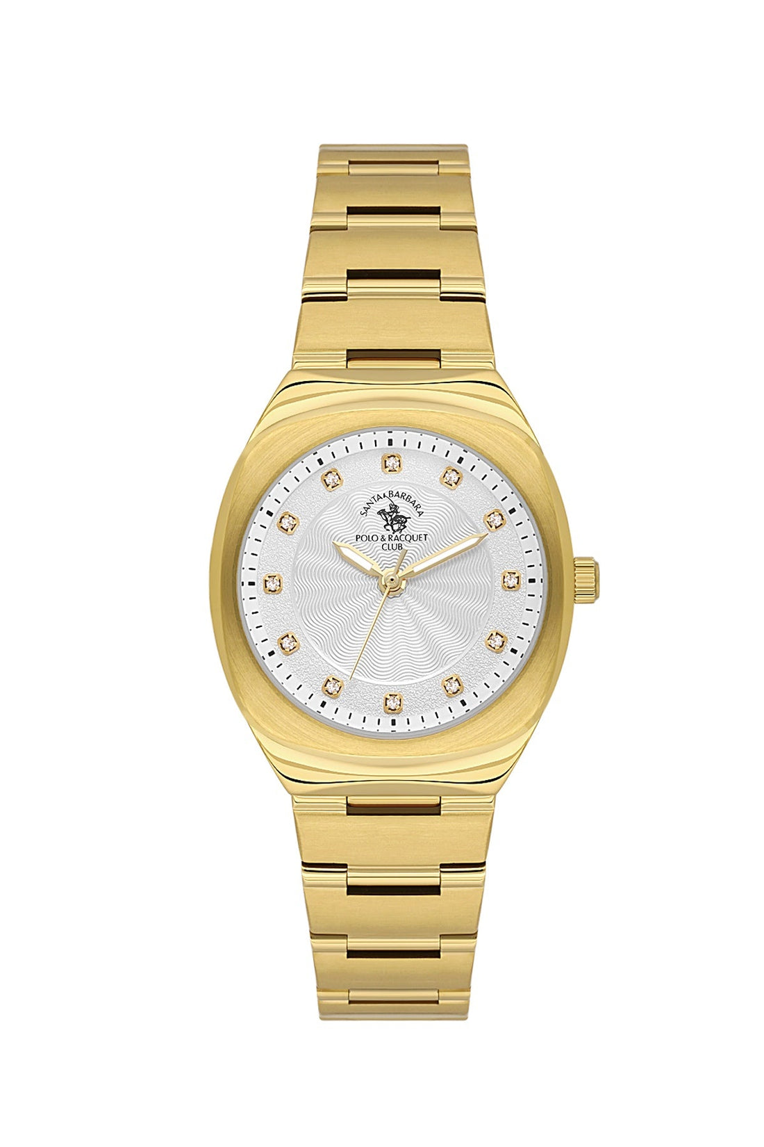 SANTA BARBARA POLO &amp; RACQUET CLUB Quartz 2035 Movement Silver Dial Analouge Watch For- Ladies SB.1.10665-2