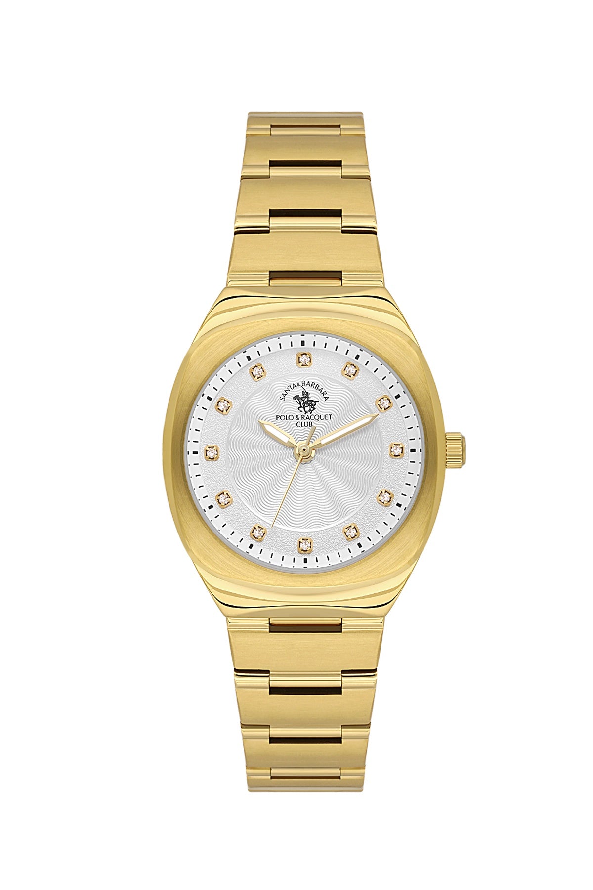 SANTA BARBARA POLO &amp; RACQUET CLUB Quartz 2035 Movement Silver Dial Analouge Watch For- Ladies SB.1.10665-2