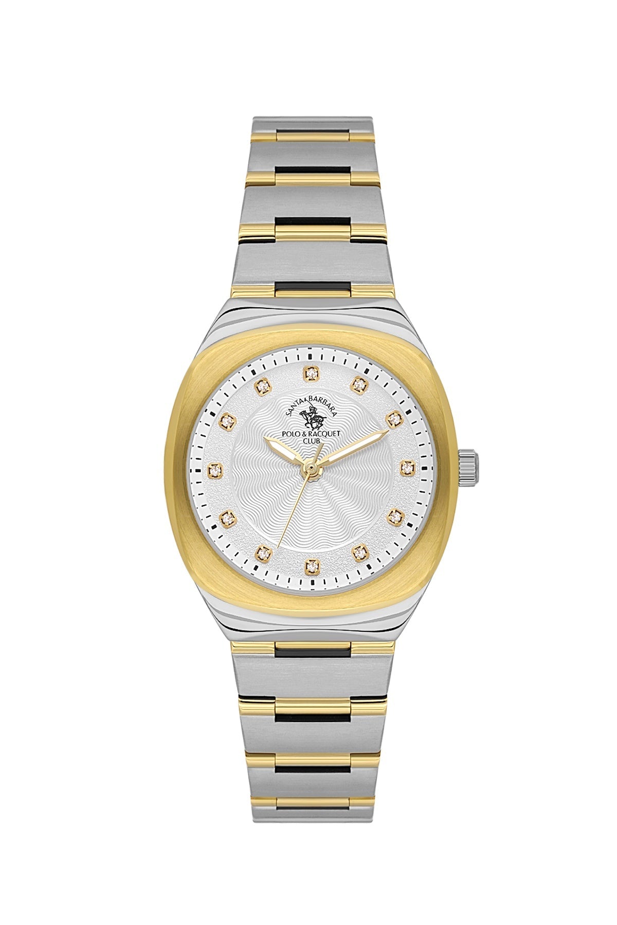 SANTA BARBARA POLO &amp; RACQUET CLUB Quartz 2035 Movement Silver Dial Analouge Watch For- Ladies SB.1.10665-4