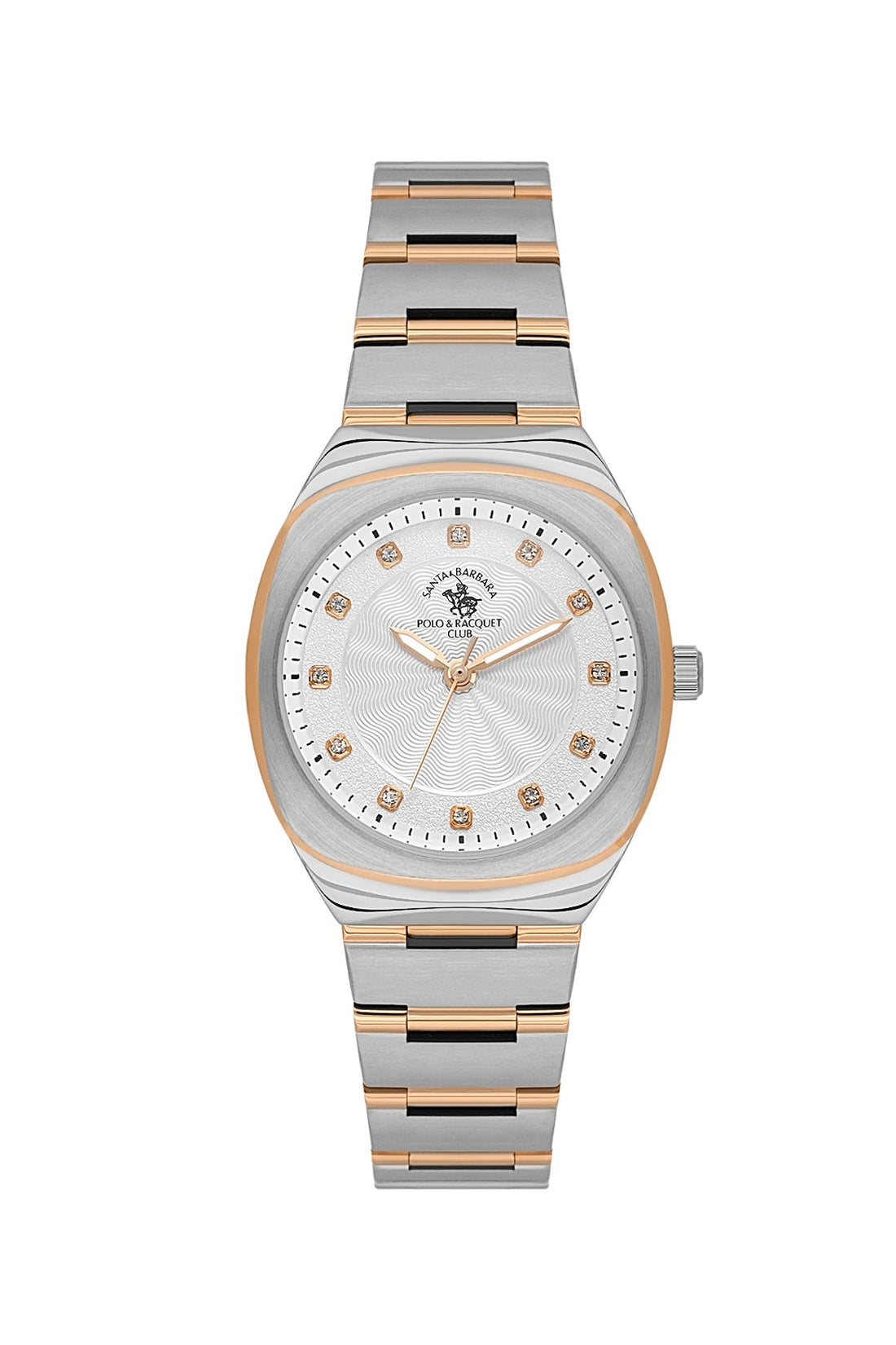 SANTA BARBARA POLO &amp; RACQUET CLUB Quartz 2035 Movement Silver Dial Analouge Watch For- Ladies SB.1.10665-6
