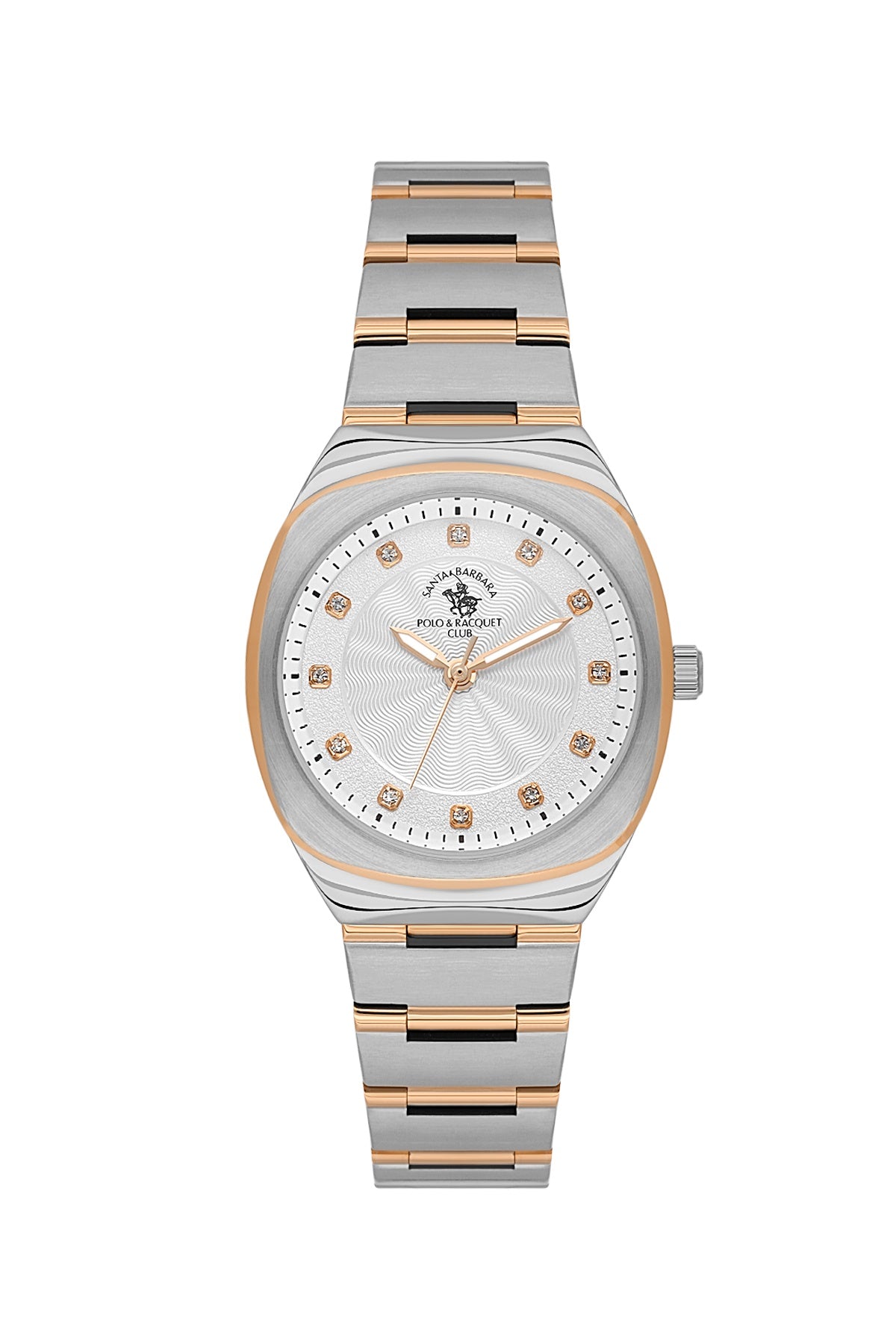 SANTA BARBARA POLO & RACQUET CLUB Quartz 2035 Movement Silver Dial Analouge Watch For- Ladies SB.1.10665-6
