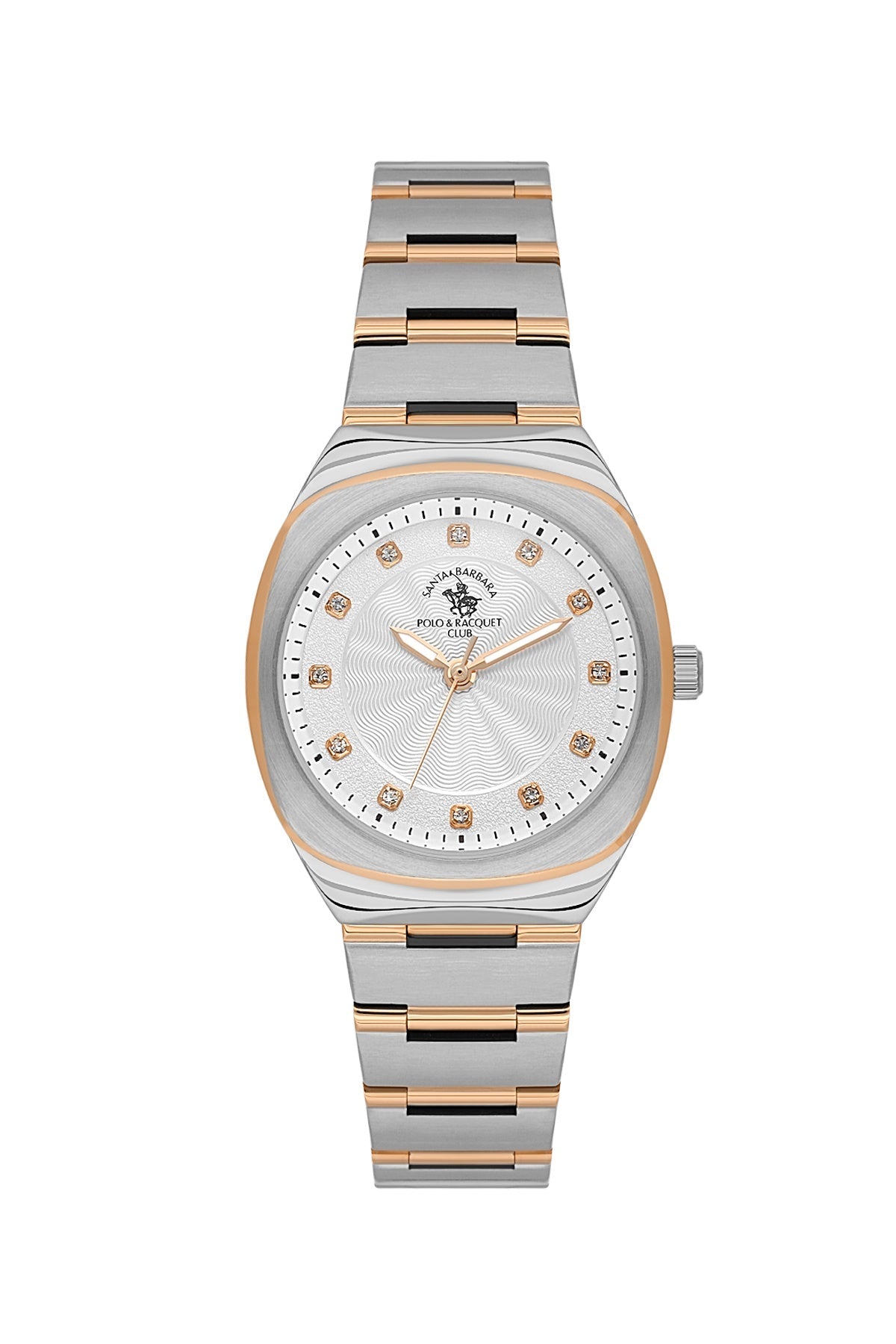 SANTA BARBARA POLO &amp; RACQUET CLUB Quartz 2035 Movement Silver Dial Analouge Watch For- Ladies SB.1.10665-6