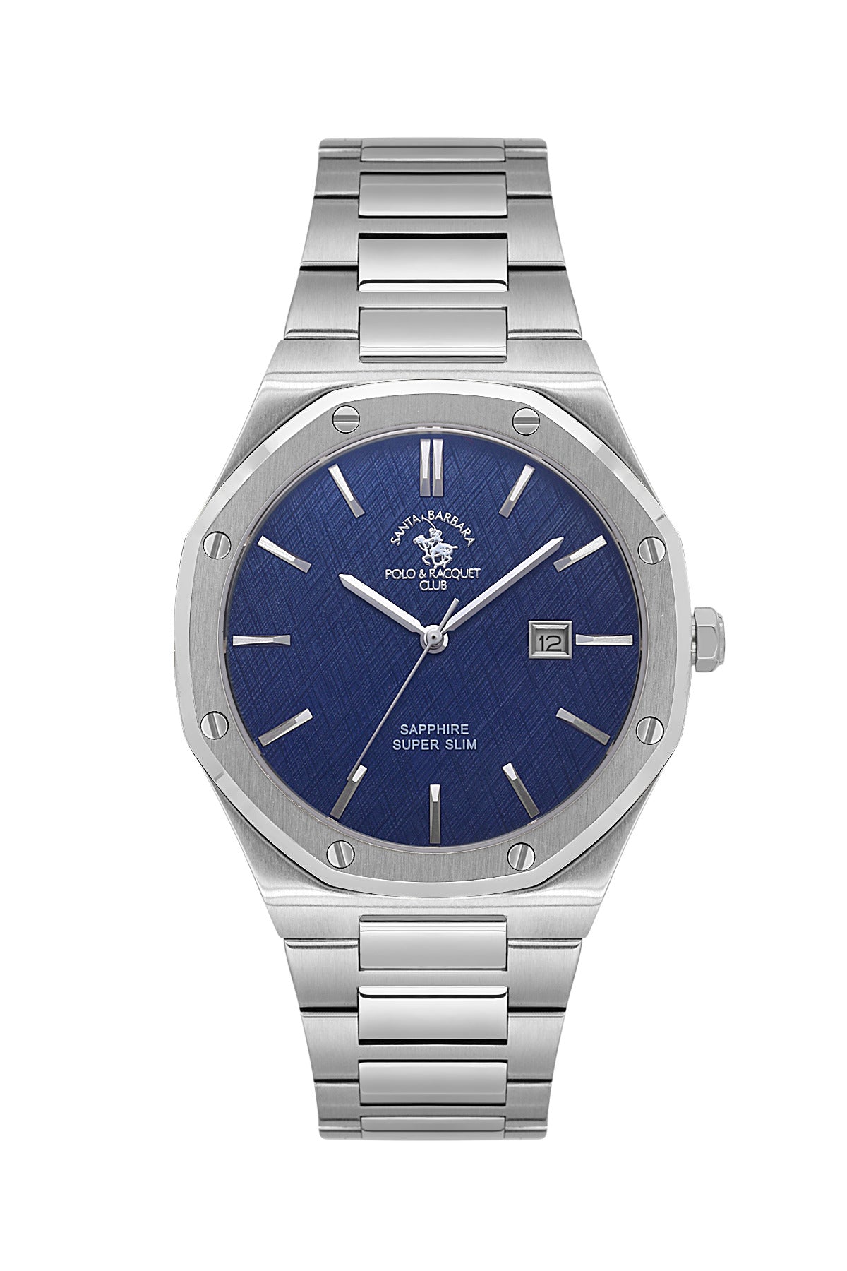 Santa Barbara Polo & Racquet Club  Quartz Blue Dial Watch For -  Gents SB.1.10673-3