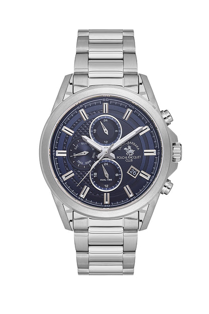SANTA BARBARA POLO &amp; RACQUET CLUB Quartz JP15-00Y Movement Blue Dial Analouge Watch For- Gents SB.1.10675-2