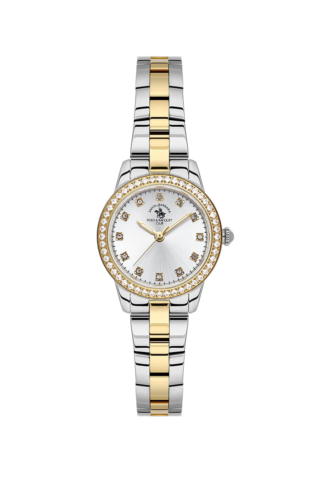 Santa Barbara Polo &amp; racquet Club Quartz  Silver Dial Analog Watch For -  Ladies SB.1.10681-4