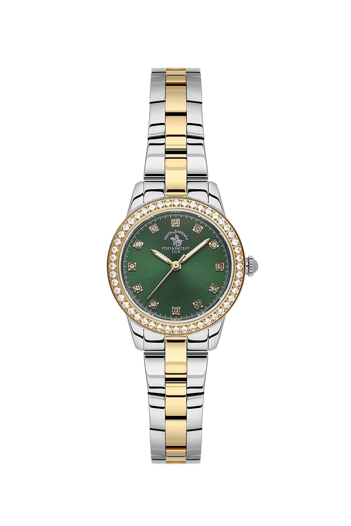 Santa Barbara Polo &amp; racquet Club Quartz  Green Dial Analog Watch For -  Ladies SB.1.10681-5